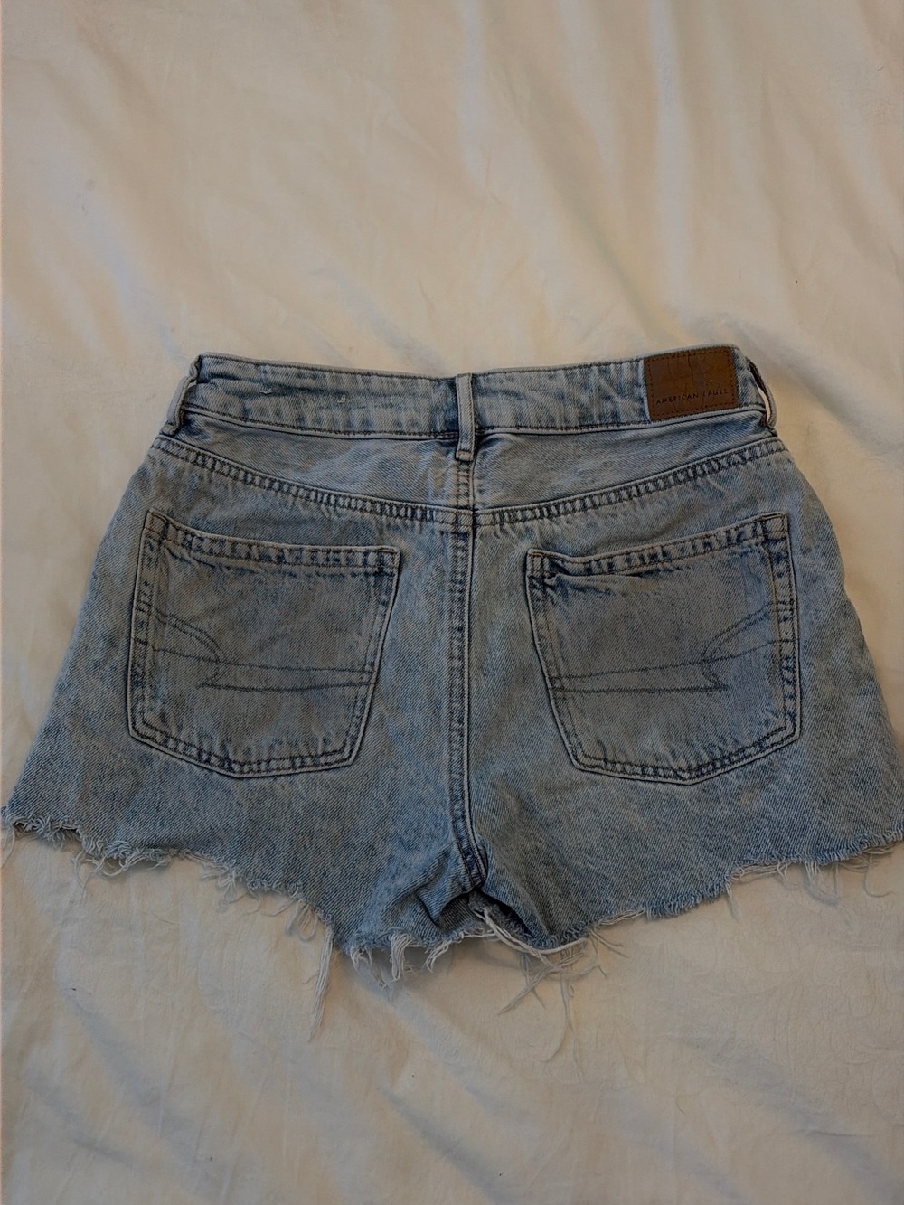 American Eagle Outfitters Light Wash Denim Cutoff Shorts